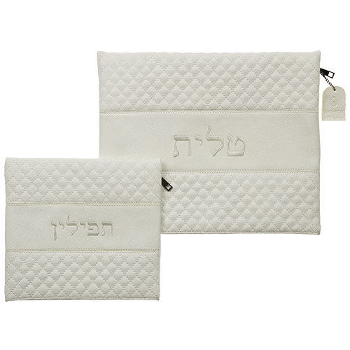 כיסוי לטלית ותפילין לבן