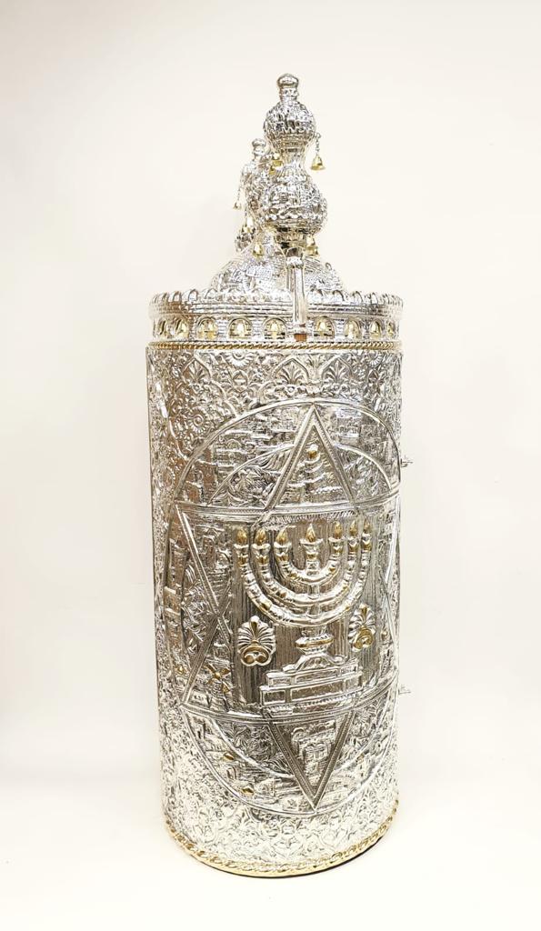 תיק לספר תורה דגם מגן דוד